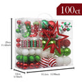 Christmas Ball Ornaments XMas Tree Hanging Decorations Red & Green Elf theme Christmas Balls, 100 pcs Box Set - Little Surprise BoxChristmas Ball Ornaments XMas Tree Hanging Decorations Red & Green Elf theme Christmas Balls, 100 pcs Box Set