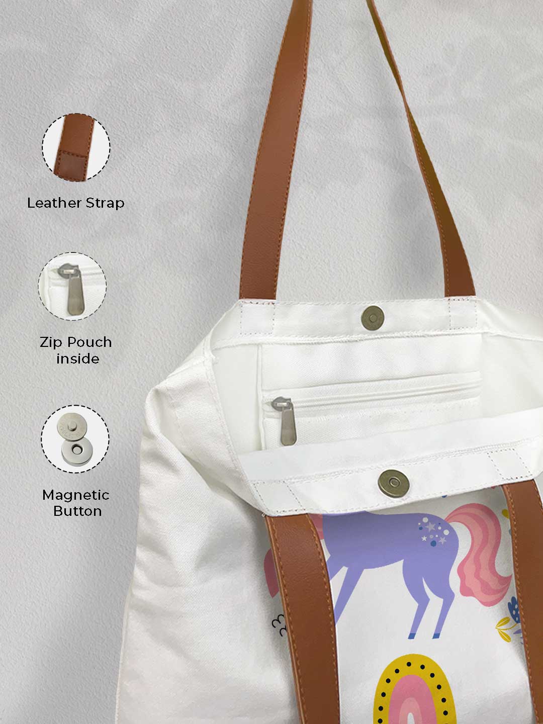 Casual Tote Bag | BKC Magical Unicorn