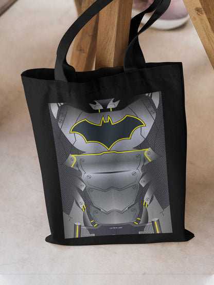 Suit up Batman Casual Tote Bag - Polycotton - Black