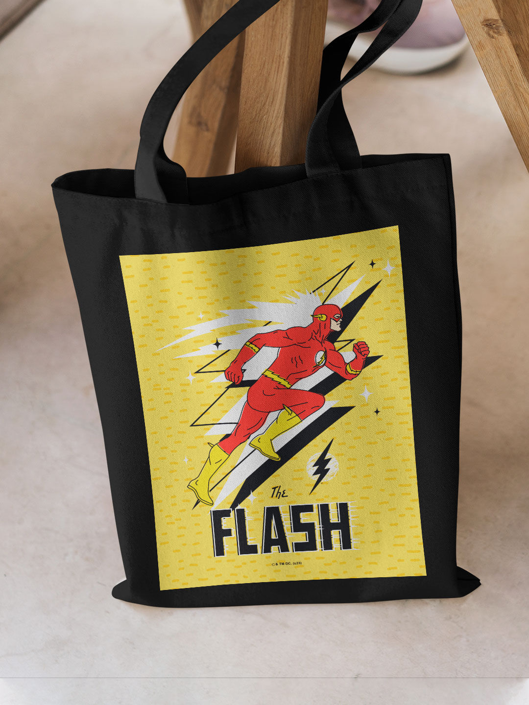 The Flash Casual Tote Bag - Polycotton - Black