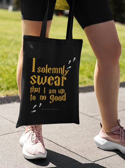 Solemnly Swear Casual Tote Bag - Polycotton - Black