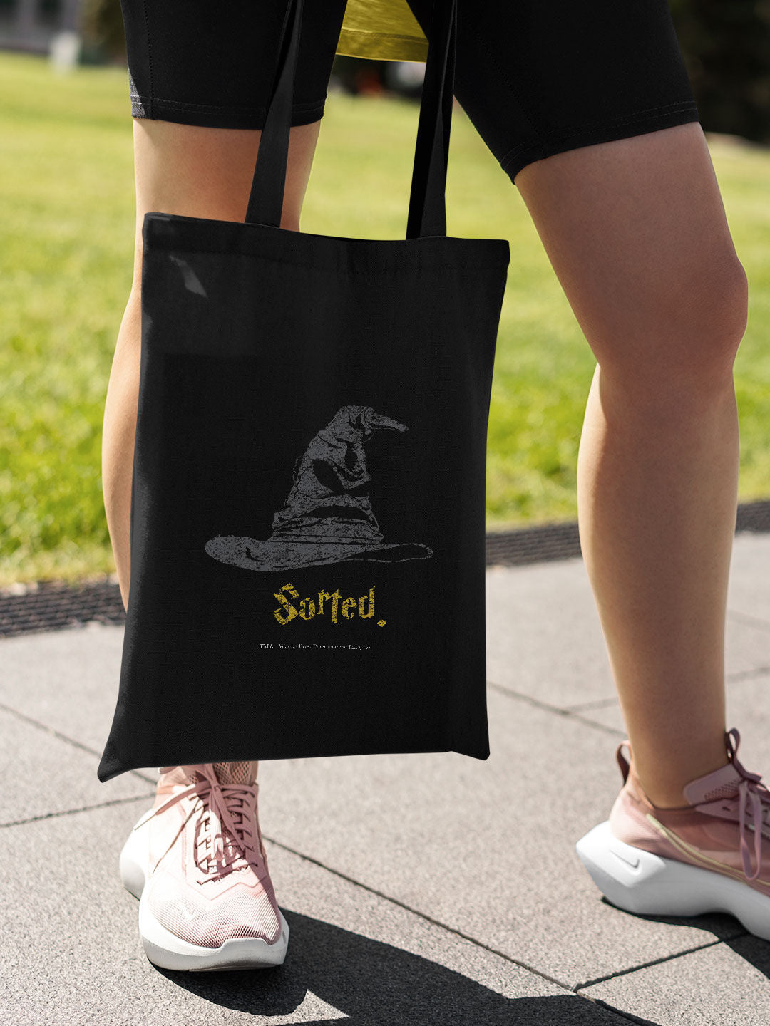 Sorting Hat Casual Tote Bag - Polycotton - Black