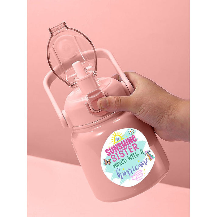 Little Surprise Box DIY Belly Bottle for Sister, Rakhi Gift Edition, Pink, 700 ml
