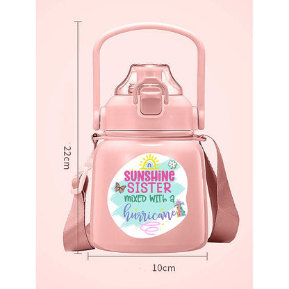 Little Surprise Box DIY Belly Bottle for Sister, Rakhi Gift Edition, Pink, 700 ml
