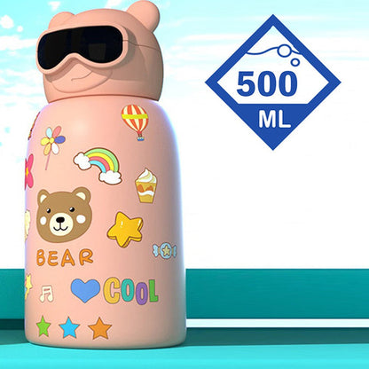 Little Surprise Box Diy Sticker Pink Specsy Ted Kids Water Botter, 500 Ml
