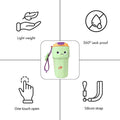 Little Surprise Box Fun Emoji Mint Green Vacuum Insulated Stainless Steel Coffee/Water/Tea Travel Tumbler For Kids & Adults, 450 Ml