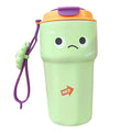 Little Surprise Box Fun Emoji Mint Green Vacuum Insulated Stainless Steel Coffee/Water/Tea Travel Tumbler For Kids & Adults, 450 Ml