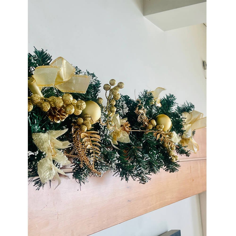 Gold Christmas Garland