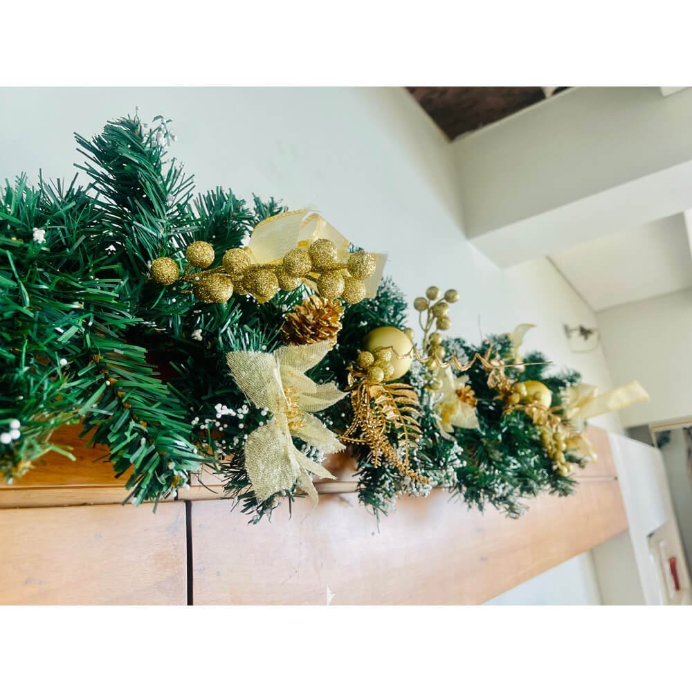 Gold Christmas Garland