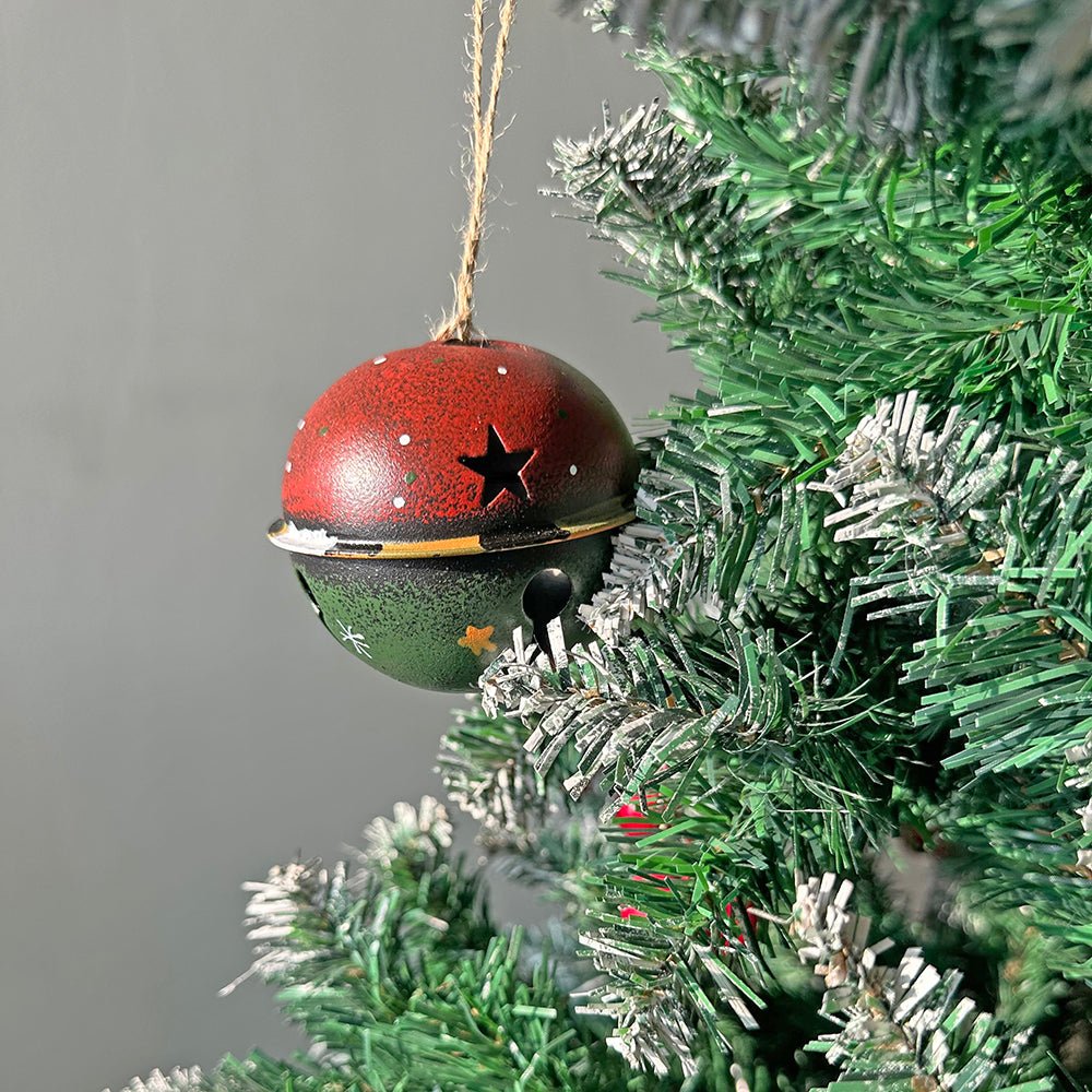 Green & Brown Big Size Jingle Ball Tree Ornament - Little Surprise BoxGreen & Brown Big Size Jingle Ball Tree Ornament