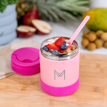 MontiiCo Insulated Food Jar - Strawberry