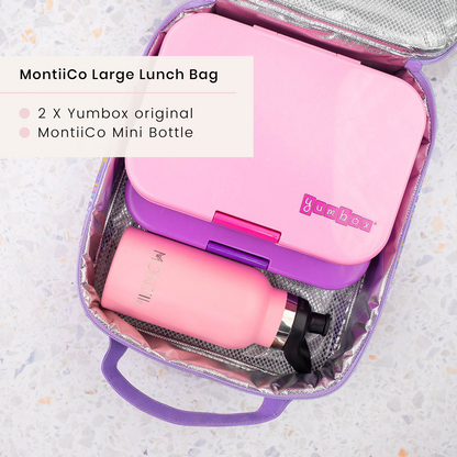 MontiiCo Large Insulated Lunch Bag - Enchanted