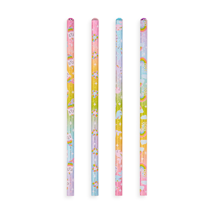 Rainbow Glitter Gem Writers Graphite Pencils