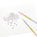 Rainbow Glitter Gem Writers Graphite Pencils