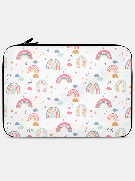 Pastel Rainbow Pattern - Laptop Sleeve