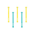 Lunch Punch Silicone Wrap Bands - Yellow