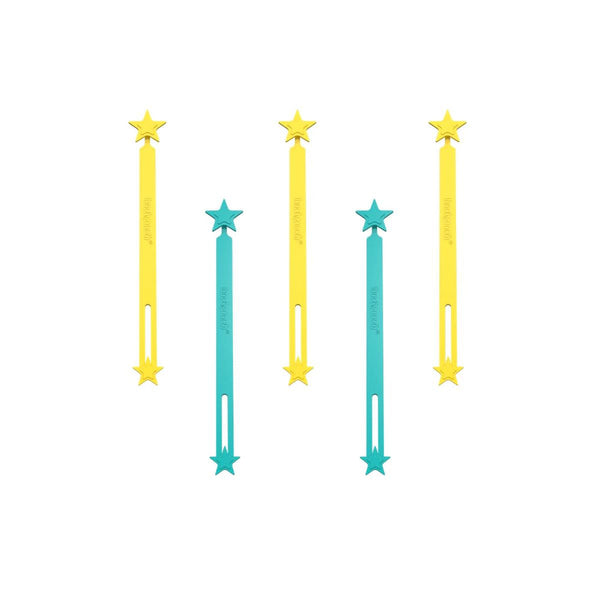 Lunch Punch Silicone Wrap Bands - Yellow