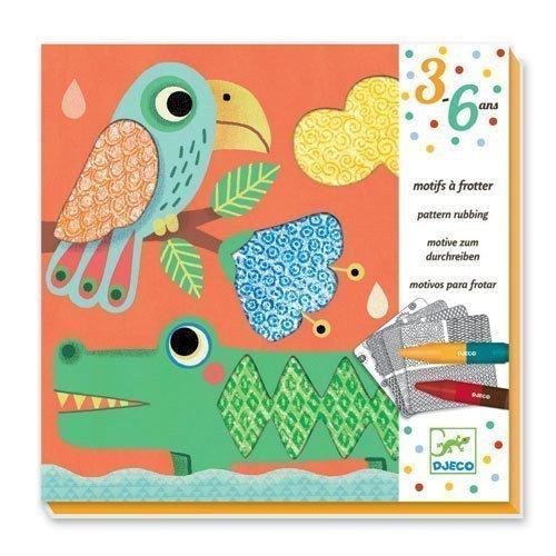 Djeco - Pattern Rubbing Magali's Friends