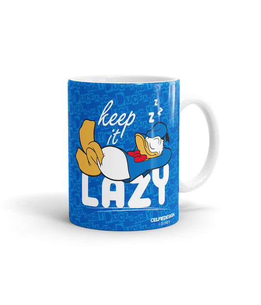 Donald Keeping It Lazy - Coffee Mugs White