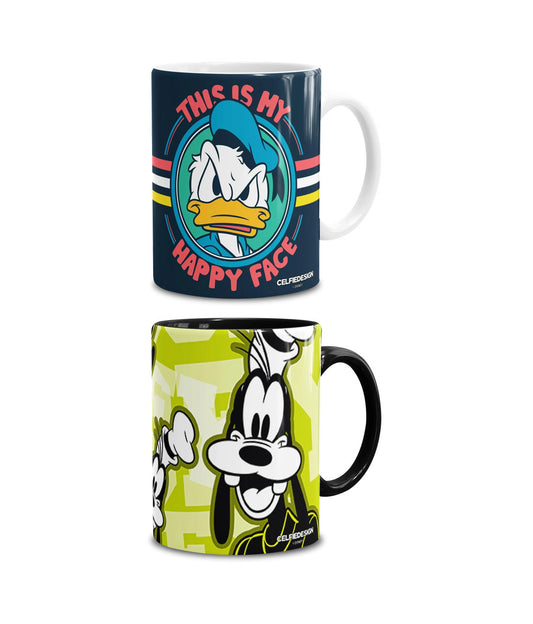 Goofy Donald - Coffee Mugs Set Of 2