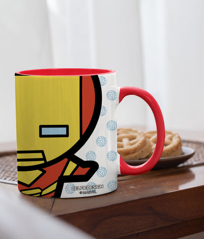 Ironman Comic Kawaii - Coffee Mugs Red