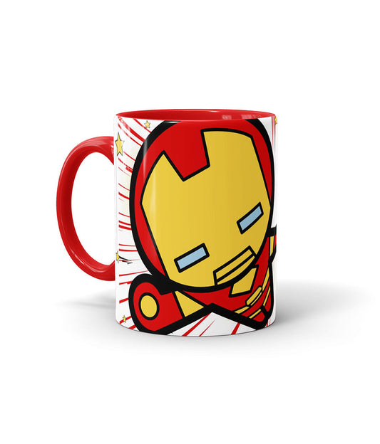 Ironman Kawaii - Coffee Mugs Red