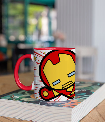 Ironman Kawaii - Coffee Mugs Red
