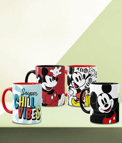 Mickey Mania - Coffee Mugs Set Of 4