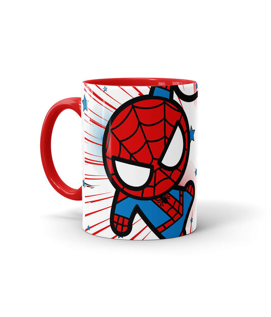 Spiderman Kawaii - Coffee Mugs Red