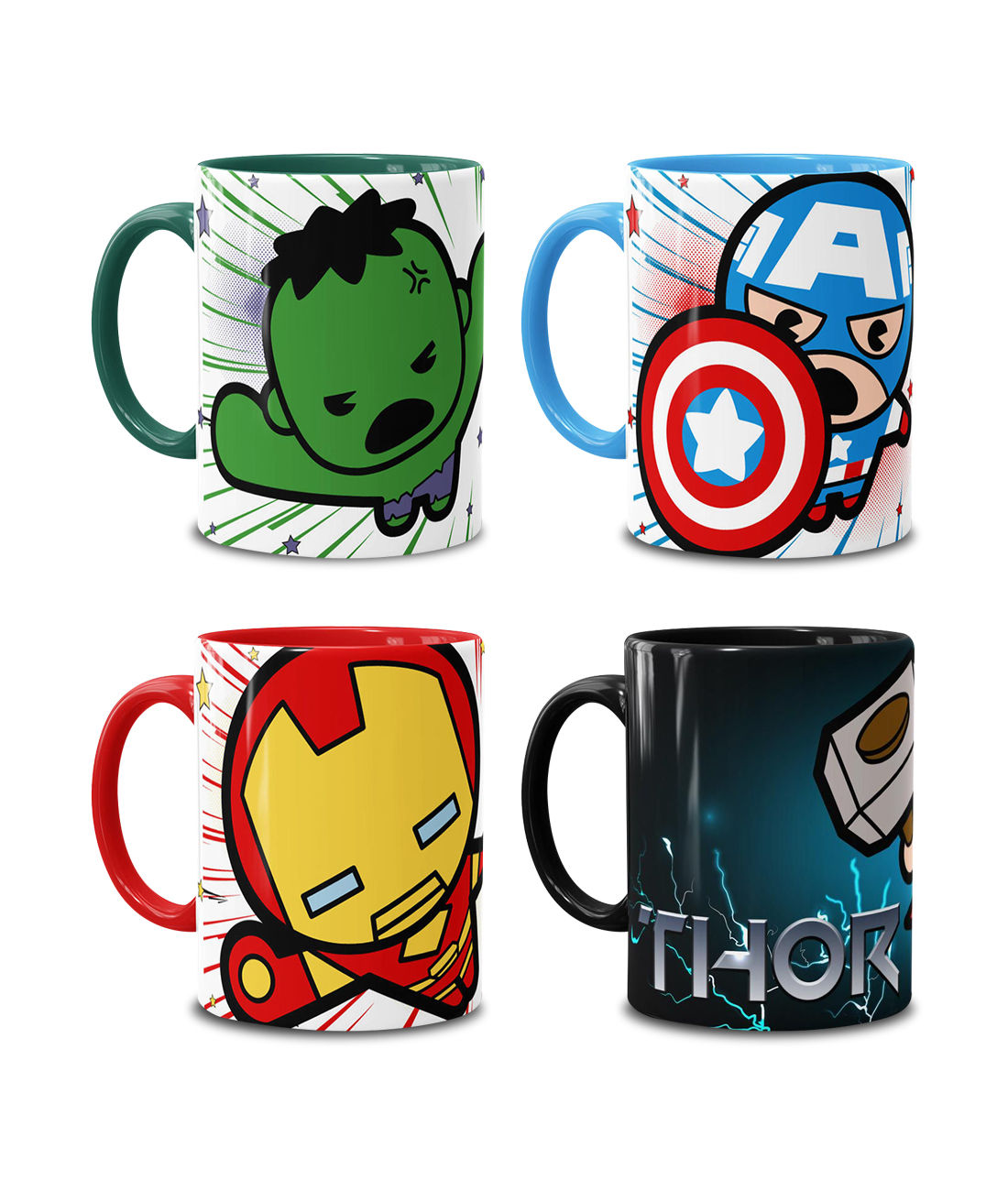 Strongest Avengers - Coffee Mugs Set Of 4