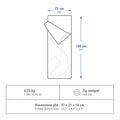 Camping sleeping bag 20 deg C, Bag