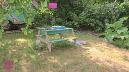 Plum Surfside Sand & Water Wooden Picnic Table