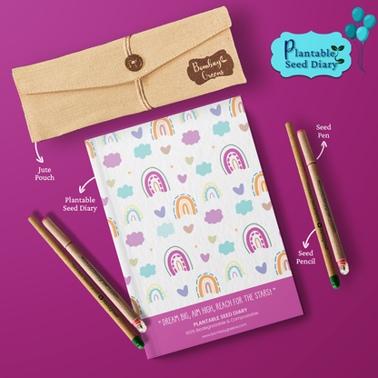 Plantable Stationery - Rainbow