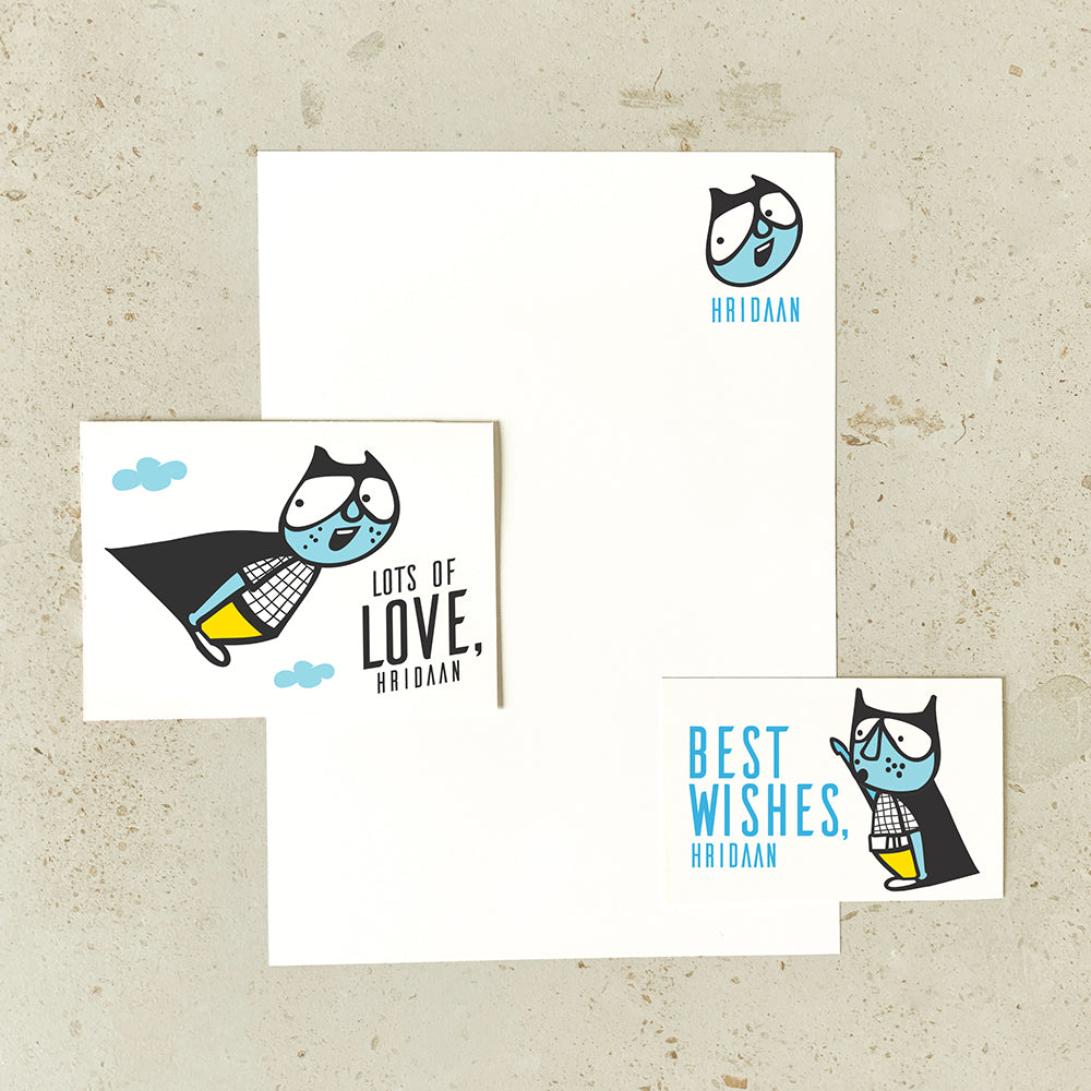 KIT - Personalised Stationery Set - Superboy