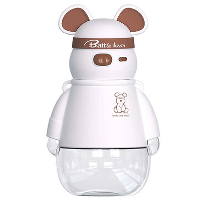Little Surprise Box White, Kelly Jo Bear water bottle for Kids and Adults, 1100 ML, Brown