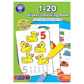1-20 Sticker Colouring Book