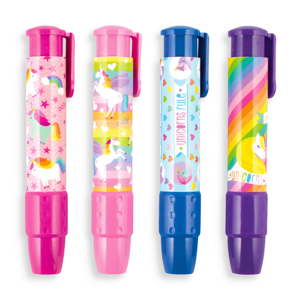 Click-it Erasers: Unique Unicorns