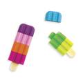 Icy Pops Scented Puzzle Erasers - Set of 4