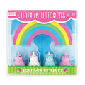 Unique Unicorns Scented Erasers - Set of 5