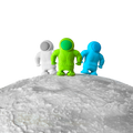 Astronaut Erasers - Set of 3
