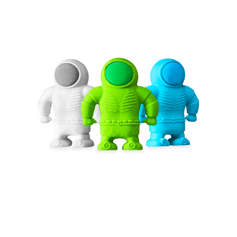 Astronaut Erasers - Set of 3