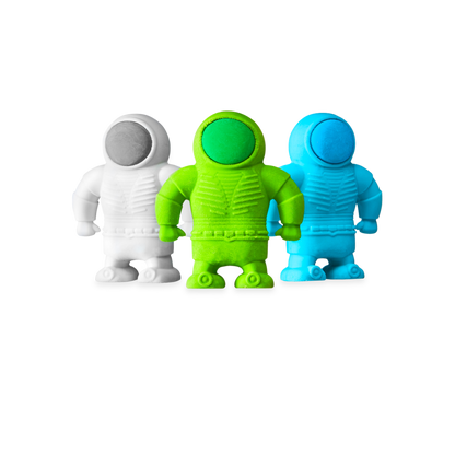 Astronaut Erasers - Set of 3