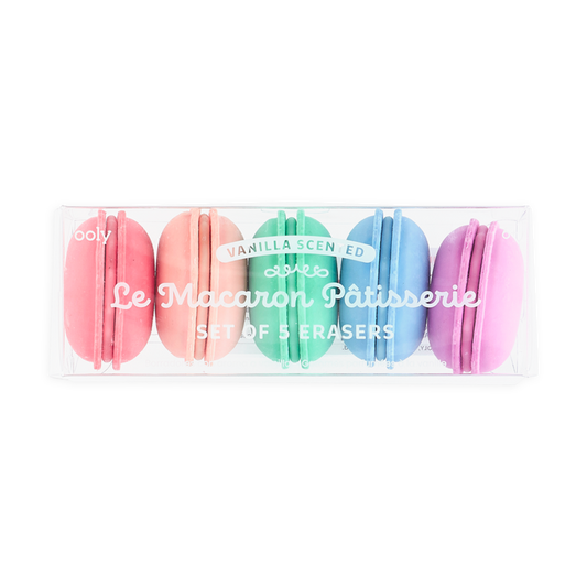 Le Macaron Patisserie Scented Erasers - Set of 5