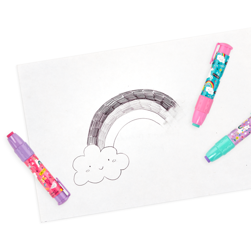 Click-It Erasers: Funtastic Friends