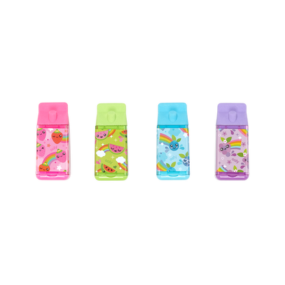 Lil' Juicy Box Scented Erasers + Sharpeners