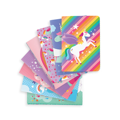 Mini Pocket Pal Journals - Set of 8 - Unique Unicorns