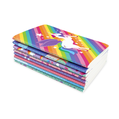 Mini Pocket Pal Journals - Set of 8 - Unique Unicorns