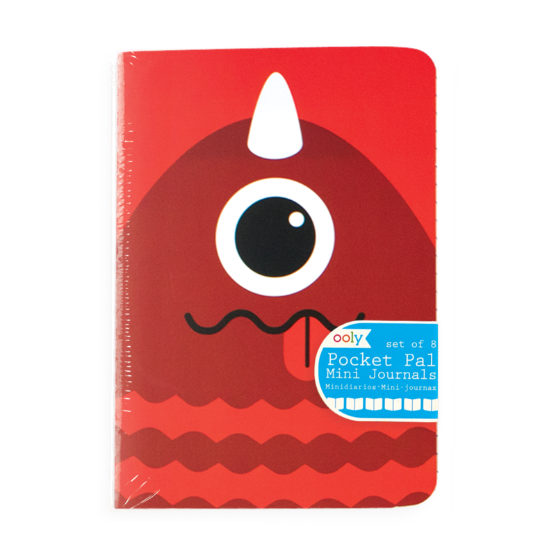 Mini Pocket Pal Journals: Monster - Set of 8