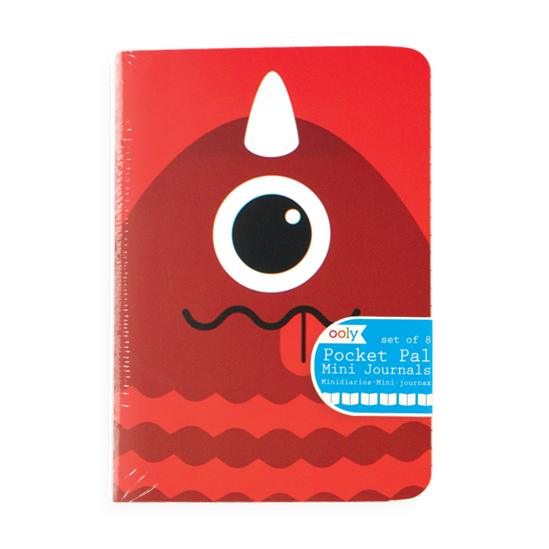 Mini Pocket Pal Journals - Set of 8 - Monsters