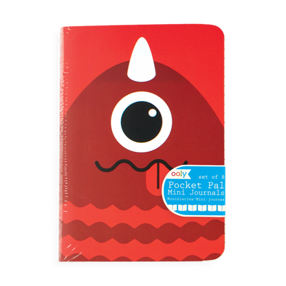 Mini Pocket Pal Journals - Set of 8 - Monsters
